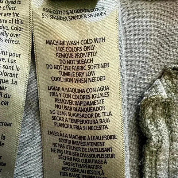 Tommy Hilfiger Jeans Green Cuffed Jogger Pants Woman’s Size Small EUC - Picture 4 of 9